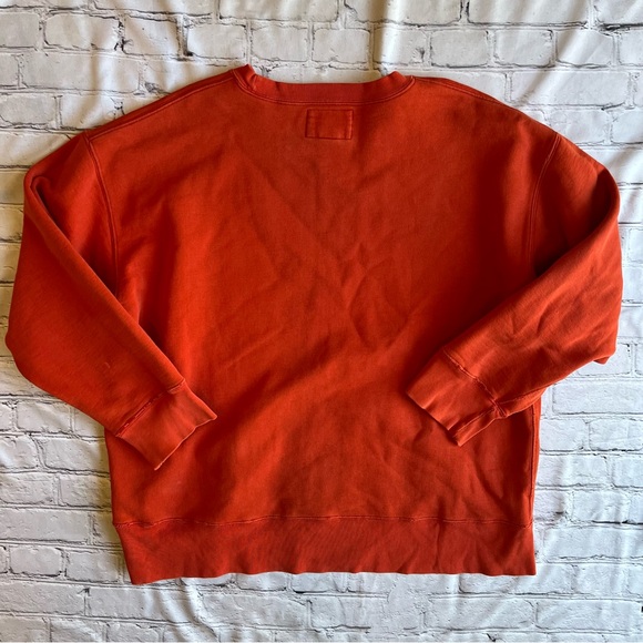 Abercrombie & Fitch Mens Y2K Pullover Crewneck Sweatshirt Retro Logo Sz Large - Picture 12 of 13